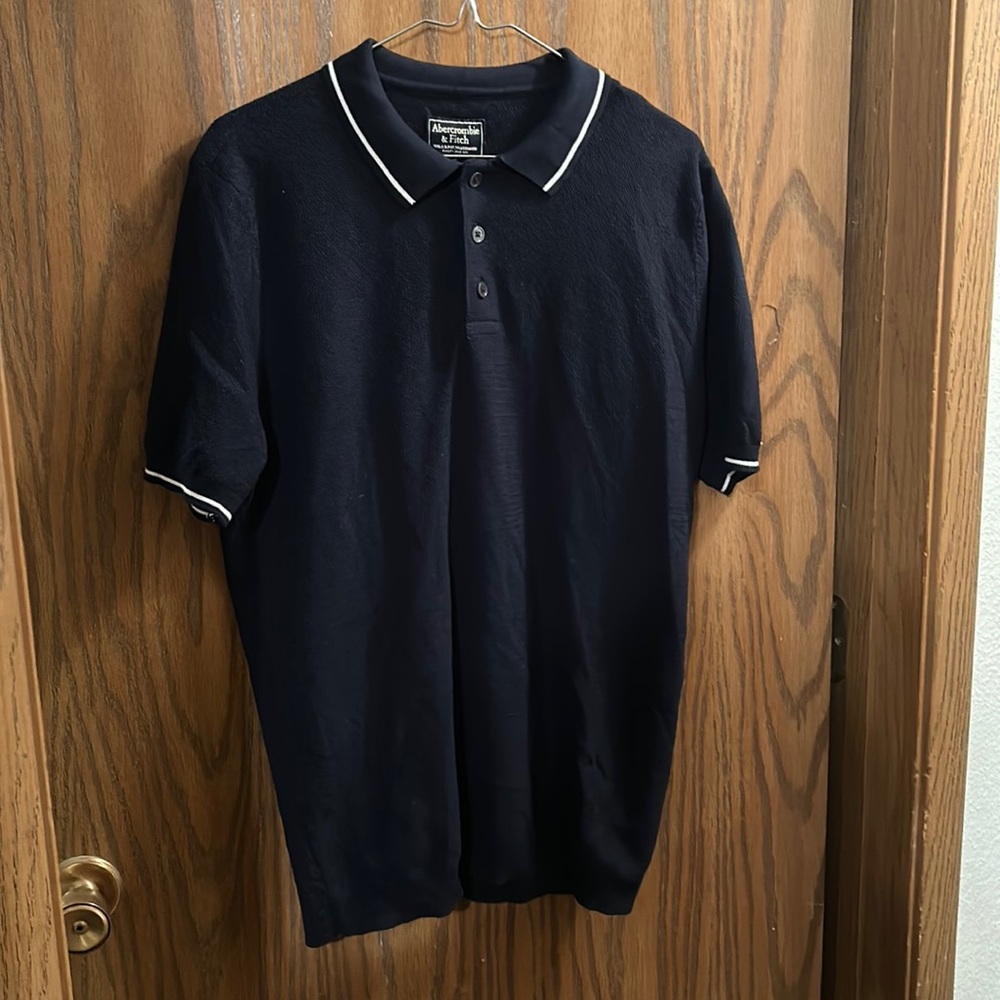Abercrombie & Fitch Men's Classic Tipped Collar Polo Shirts Size M - New